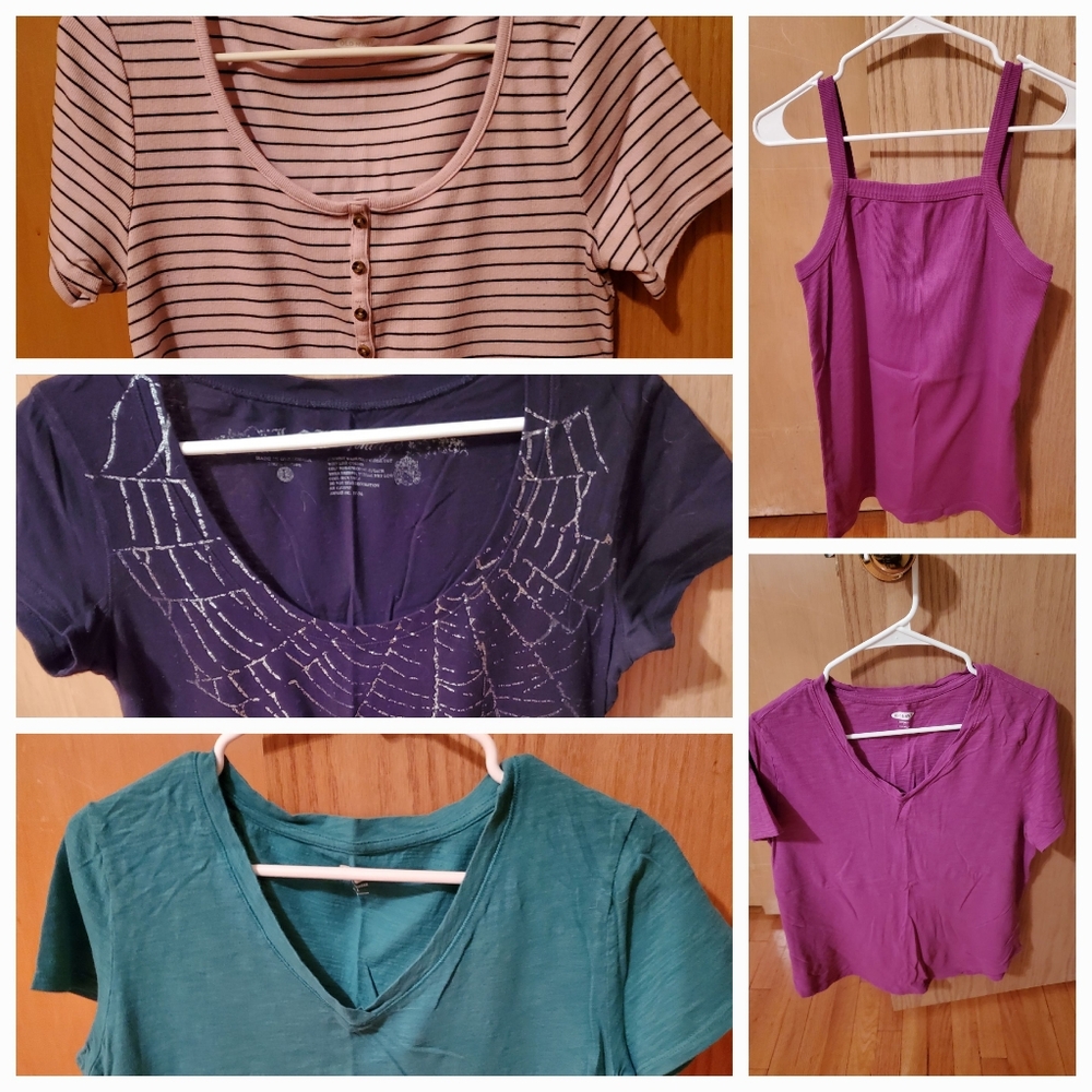 Women's shirts Large (5 total)